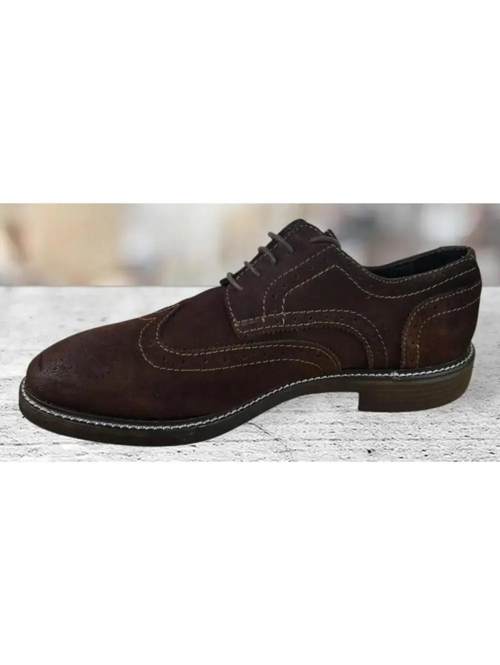 1901 Shoes Size 9 M Brown Derby Oxfords Leather Men
